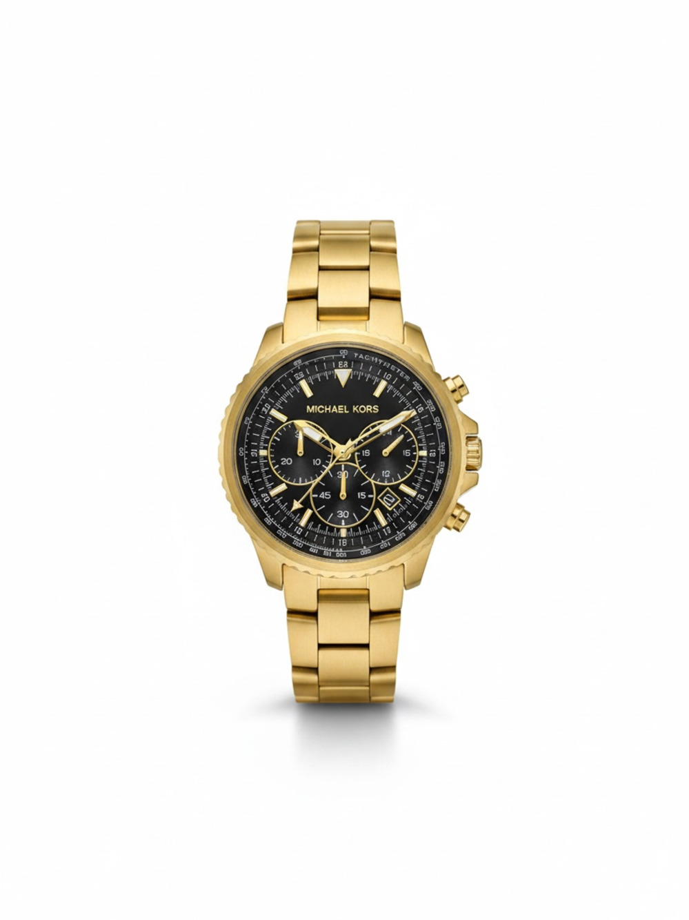 Michael Kors MK8642 Black Dial Stainless Steel Strap Watch For Men,
